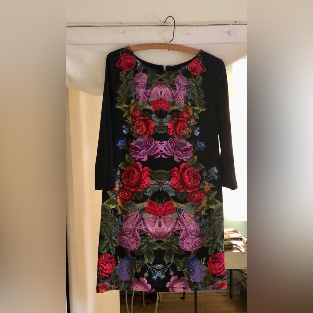 H&M Floral Black Dress